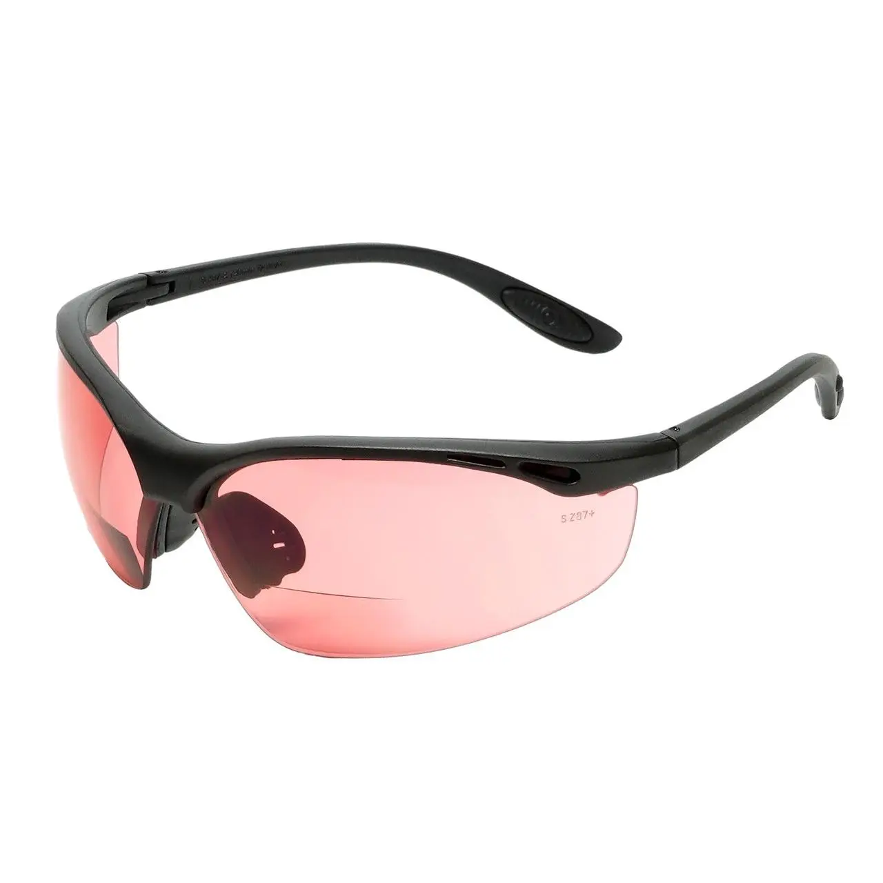 Calabria 91348 Bi-Focal Safety Glasses, FL41 Pink, Polycarbonate UV Blocking Sun Protection Eye Protection for Vision Users, Fl 41 Glasses, Hiking / Light Outdoor