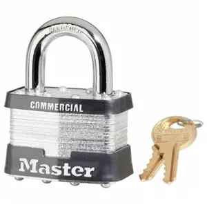 Master Lock  Laminated Steel Pin Tumbler Padlock Keyed Alike 2 in. - A432