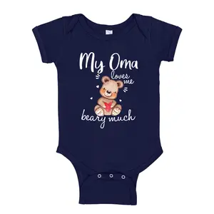 Oma Newborn Clothes, My Oma Loves Me Beary Much Baby Bodysuit One Piece, Oma Toddler Shirt, Loved By Oma, Oma Newborn Gift, Oma Kid Shirt