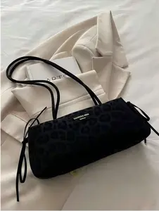 Fashion Leopard Print Daily Handbag for Women - Multi-Scene Versatile Home Organizer Storage Bag, Large Storage for Phone & Small Items, Ideal for Party & Travel, Elegant for Office Ladies, Bags For Women