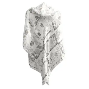 Protective Scarf – Christian Bible Verses (Psalm & Prayer), Jesus’ Name – Soft Polyester Fiber Prayer Shawl for All Four Seasons