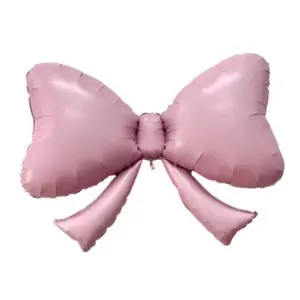 PINK BOW FOIL BALLOON