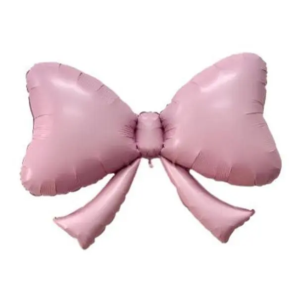 PINK BOW FOIL BALLOON