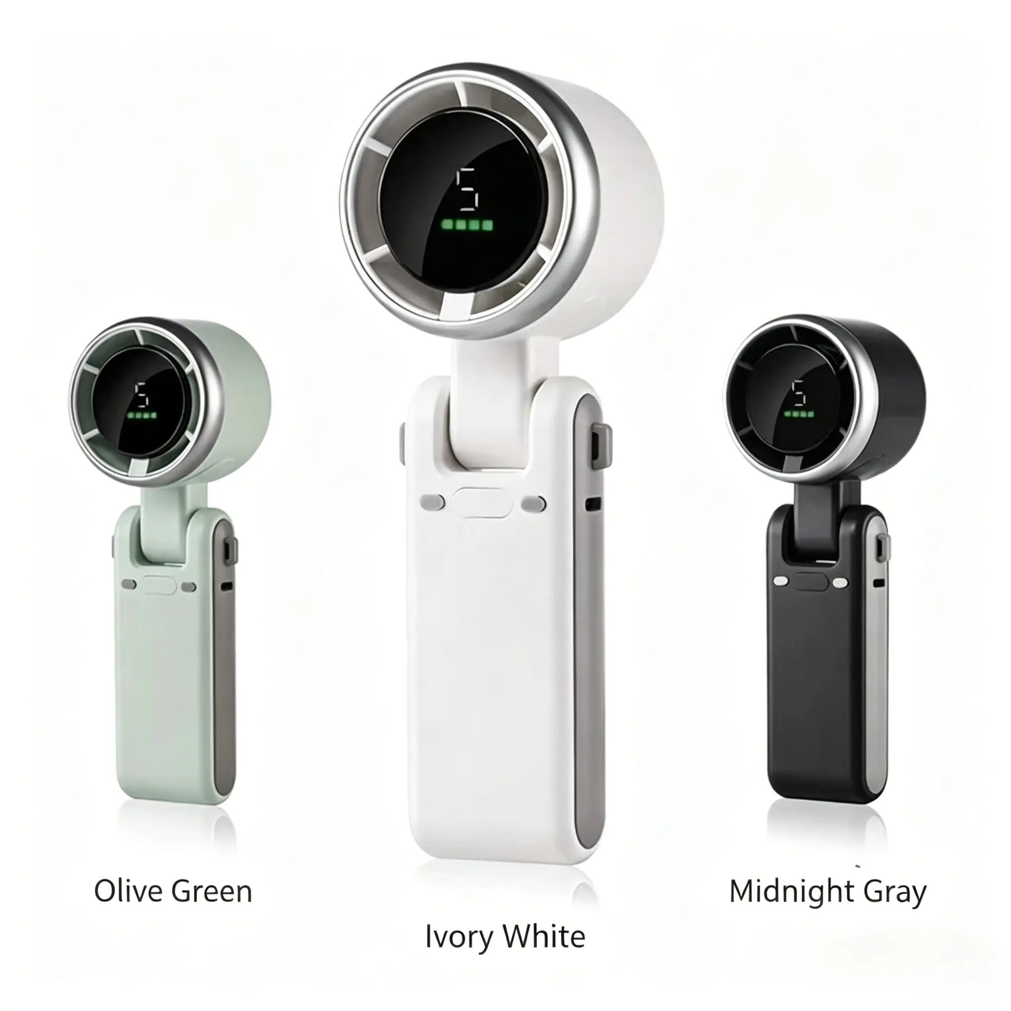 Adjustable High Speed Handheld Fan - 1200mAh Rechargeable Mini Portable Battery-Operated Wearable Personal Fan, Sports & Outdoor Essential, Unisex Gift, Adjustable Speed Fan, High Speed Fan