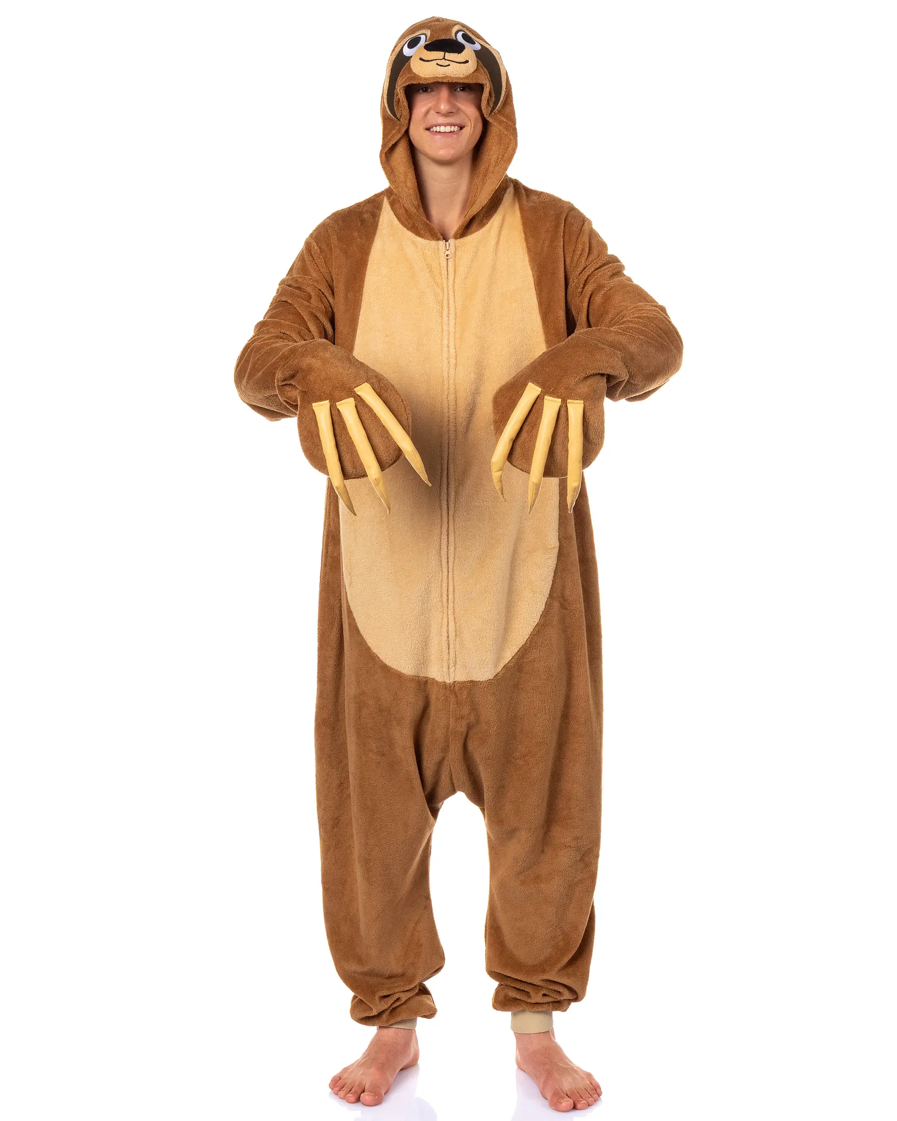 PJammy Sloth Union Suit Men's Kigurumi Costume Pajama