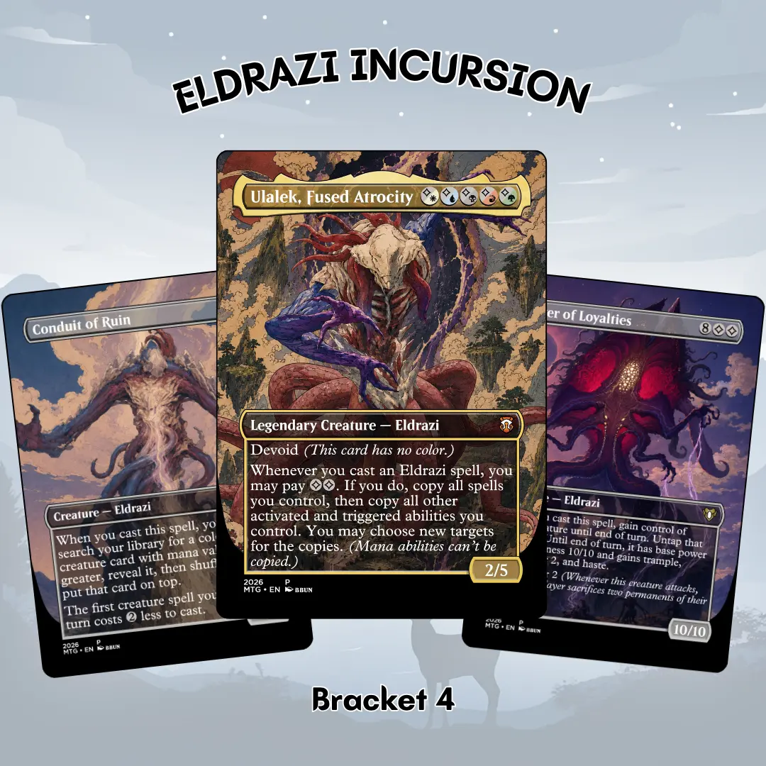 Eldrazi Incursion – Ulalek, Fused Atrocity Commander Proxy Deck | 100 Cards | Borderless Premium Art | Ready to Play