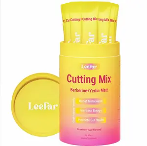 LeeFar Cutting Drink Mix – | GP Strawberry Açaí Flavor – | (30 Servings)
