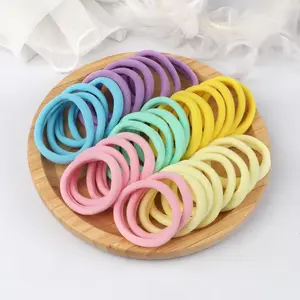 Color Random 1 PCS  Elastic Rubber Band Hair Bands Girls Nylon Headbands Women Colors Elastic Rubber Band  Hair Accessories