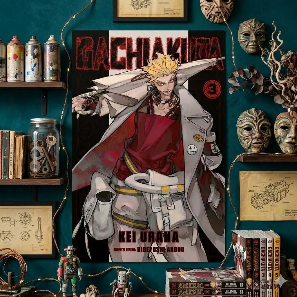 Gachiakuta Volume 3 Art Poster Unframed  Anime funko manga Shonen Jump