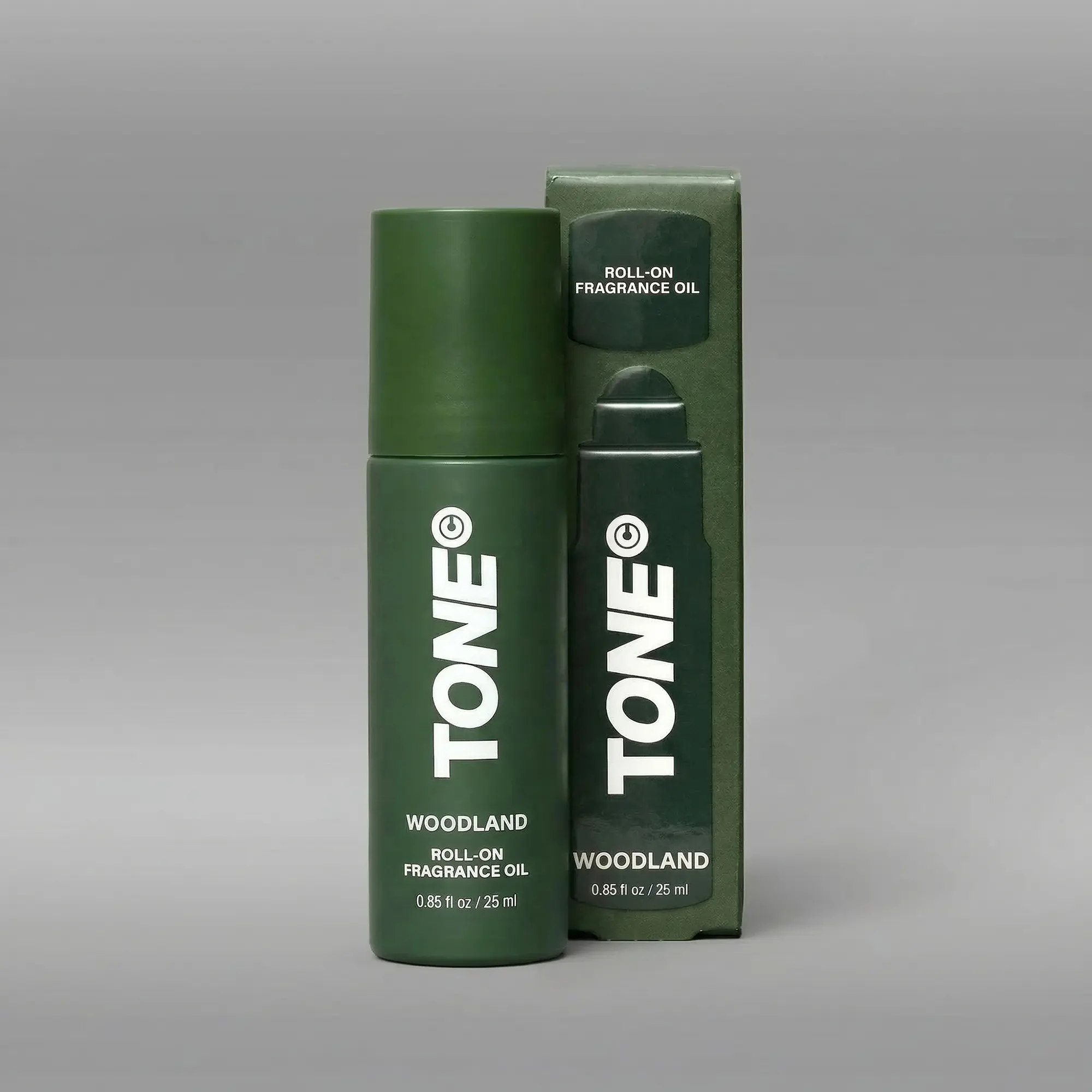 TONE Roll-On Fragrance Oil for Men, Woodland, Alcohol Free Perfume Oil Rollerball, Woodsy Long Lasting Cologne Oil, Travel Size Portable Scent, 0.85 fl oz