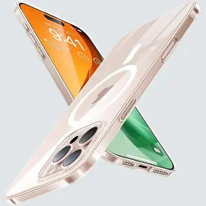 TORRAS Magnetic Slim Fit for iPhone 16 Pro Case 6.3 Inch Ultra-Thin with Pro-Magnetic Halbach Array Technology, Compatible with MagSafe Accessories