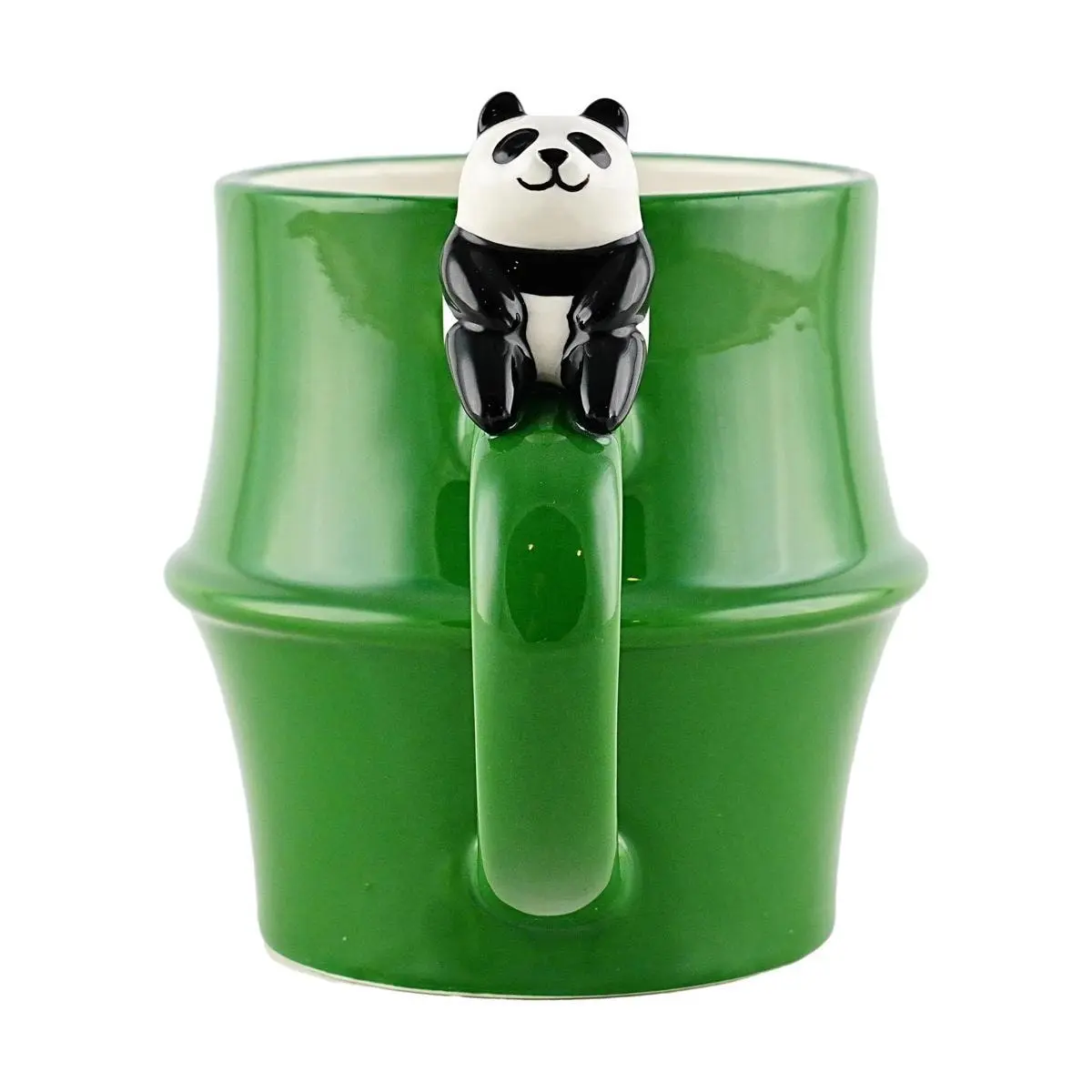 DECOLE Japanese Bamboo Panda Mug Relaxed Style 90x120x100mm