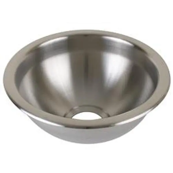 Scandvik 10924 9 x 4 in. Stainless Steel Sink Basin, Brushed Finish