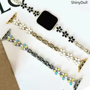 Flower Design Apple Watch Band – Fashionable Strap for Women