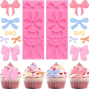 Butterfly Chocolate Molds 2pcs, Silicone Candy Molds 2pcs, Small Butterfly Fondant Molds, DIY Cake Cupcake Dessert Making, Party Wedding Decor