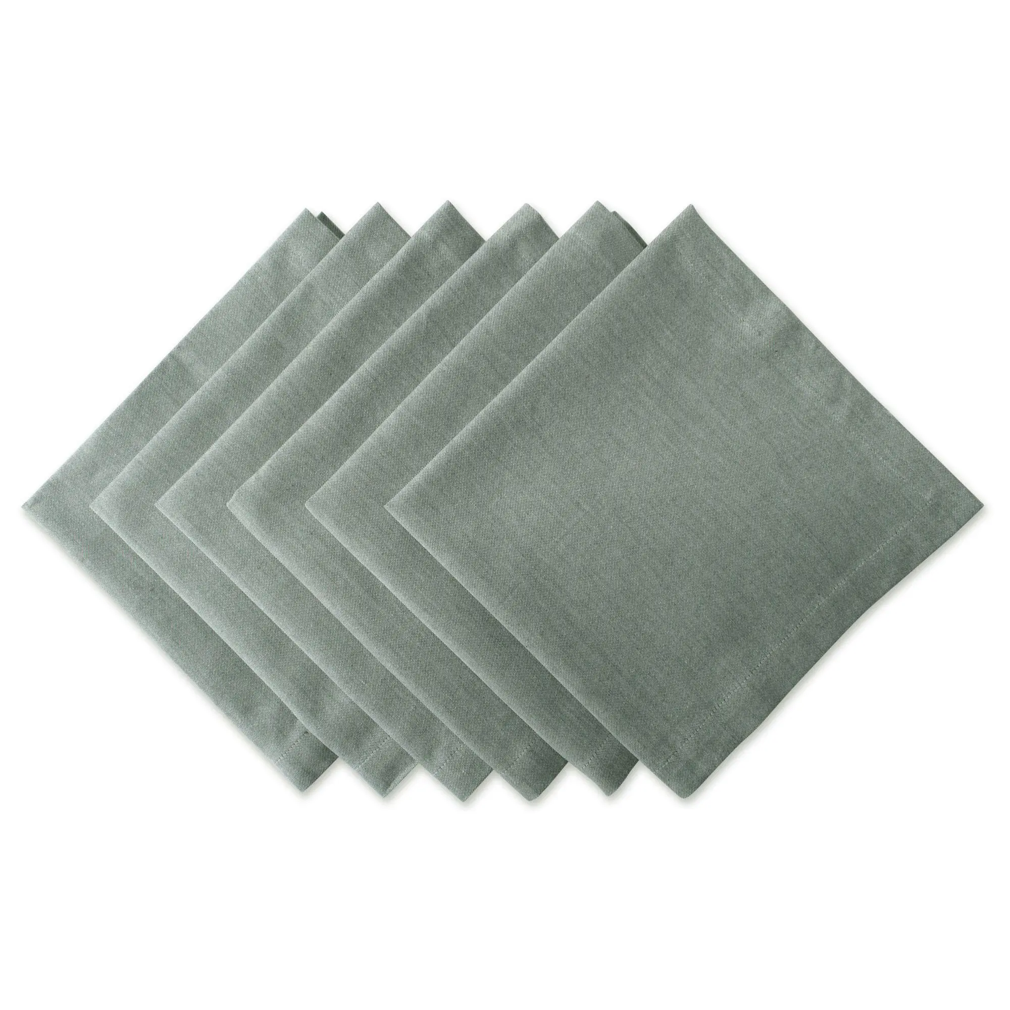 Design Imports Set of 6 Chambray Napkins Design Imports Set of 6 Chambray Napkins