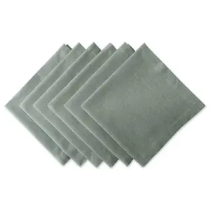 Design Imports Set of 6 Chambray Napkins