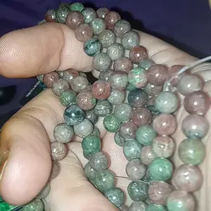 4MM Natural Genuine Crystal Jade Gemstone Smooth Round Beads 15.5 Inches Long for DIY Jewelry Making Handmade Crafts Bracelet Necklace Earrings Semi Precious Stone Spacer Beads