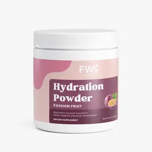 FWCLABS Hydration Powder (Passion Fruit) - Premium Daily Electrolyte & Vitamin B-Complex Supplement | Magnesium, Potassium & Calcium Blend for Daily Wellness - Non-GMO Formula - 162g