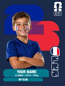 Custom World Cup 2026 Card — Single