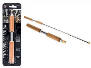 Telescopic Stainless Steel Fire Blower 7.3/4”-20.3/4” Long