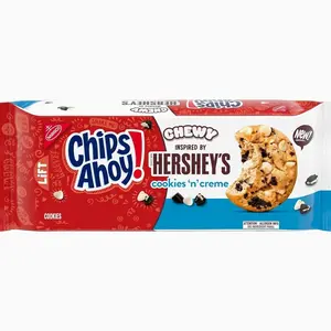 CHIPS AHOY! Chewy Hershey's Cookies 'n' Creme Bar-Inspired Cookies, 9.58 oz