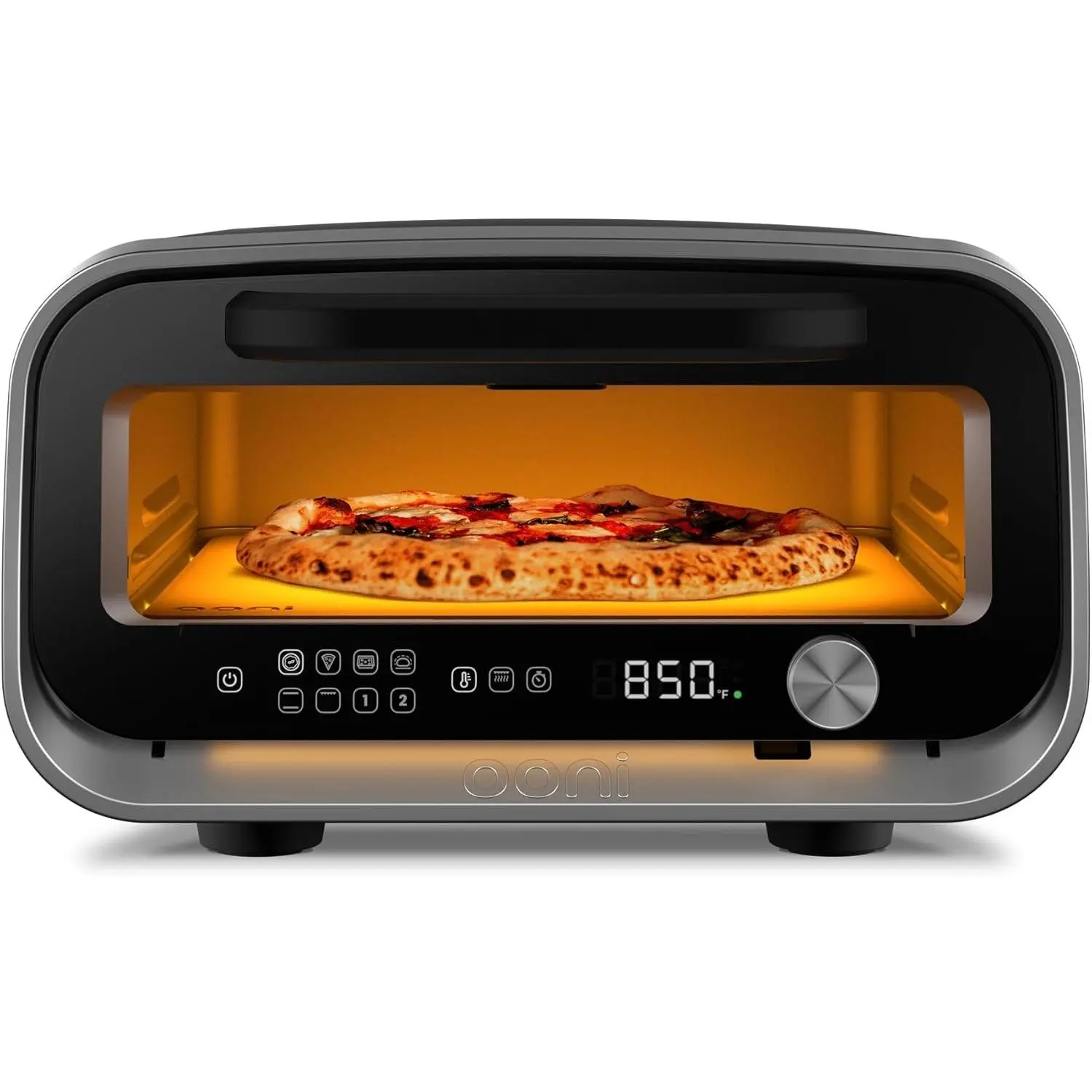 Electric Indoor Pizza Oven - Versatile Countertop Electric Toaster Oven, Cook 12 Inch Pizzas and More