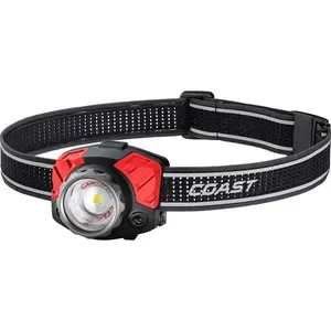 Coast FL85R 1250 lumen Black LED Rechargeable Head Lamp