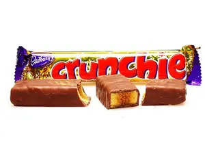 Cadbury Crunchie 40 g Chocolate Bars – Caramel, Biscuit & Crispy Crunch – Available in 1, 3, 12 & 48 Pack –  Perfect for Any Occasion