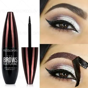 1PC Long-lasting Brow Tinting Brow Gel, with Waterproof Gel, Peel-off Formula, Eyebrow Tinting Cream, Enhances Brows, High Pigmentation, Creamy Texture, Novice-friendly, Essential Daily Makeup Tool, Eyebrow Makeup Products
