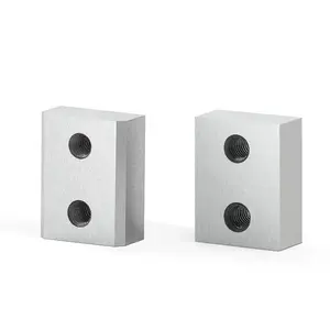 Rebar Cutter Blades, 6 Pcs Replacement Jaw Blades for 5/8Inch 16mm #5 Electric Rebar Cutter, Double-sided, CR12MOV High-Hardness Steel, Fast Efficient with Screws and Spring Washer, Silver