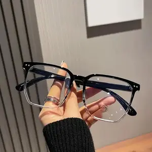 Large Frame Light Blocking Glasses for Reading, +1.0 to +4.0 Prescription for Men and Women, Computer Reading Glasses, Reading Eyeglasses