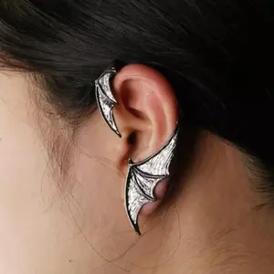 Gothic Bat Ear Cuff Ear Climber Crawler Wrap Earring
