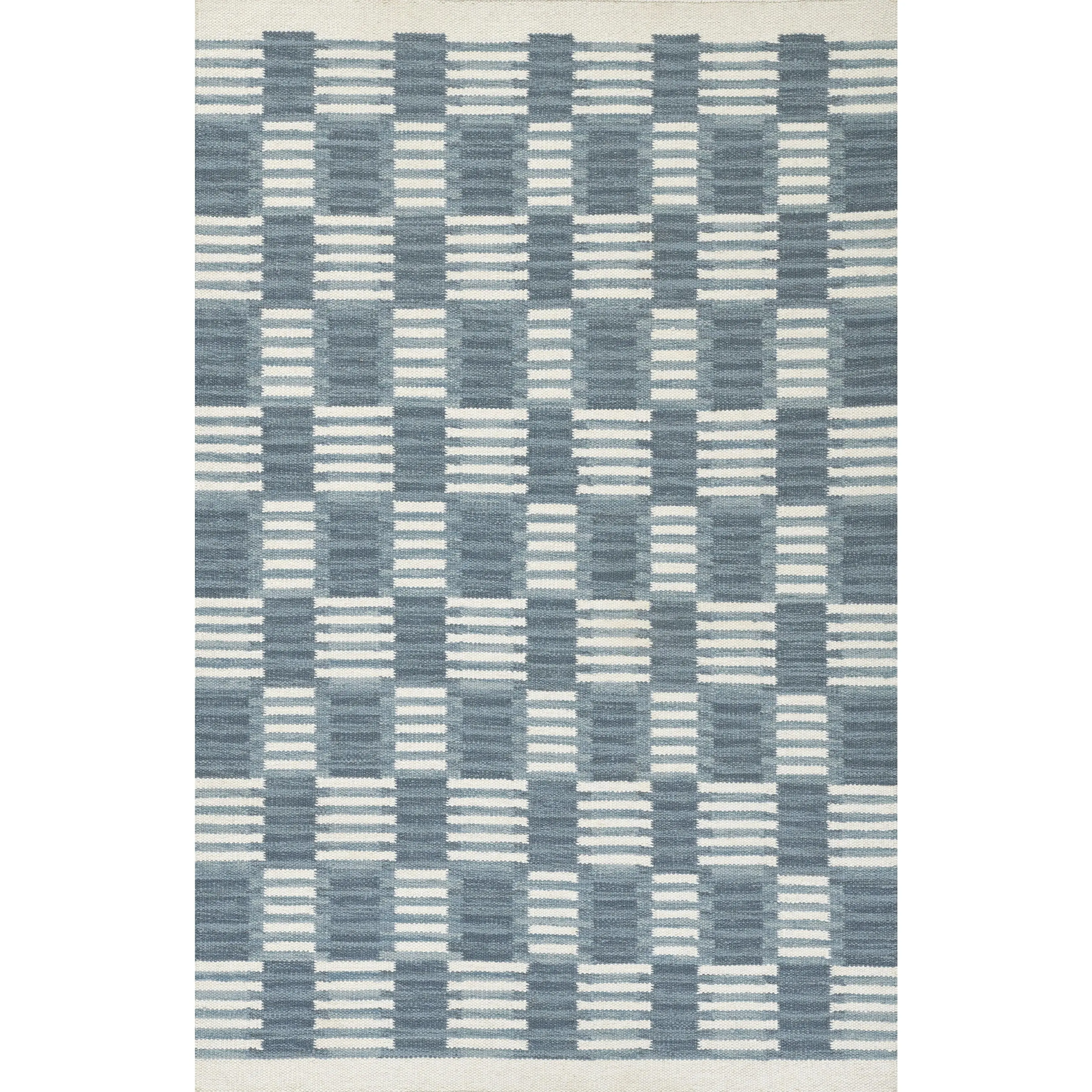 Momeni Scandi SCN-3 Blue Contemporary Hand Woven Rug