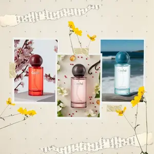 Caché Fragrance | Cerisier Rouge + Ambre Boisé + Vanille Solaire | Cherry Amber Delight | Eau De Parfum (3 x 1.7oz / 50ml)