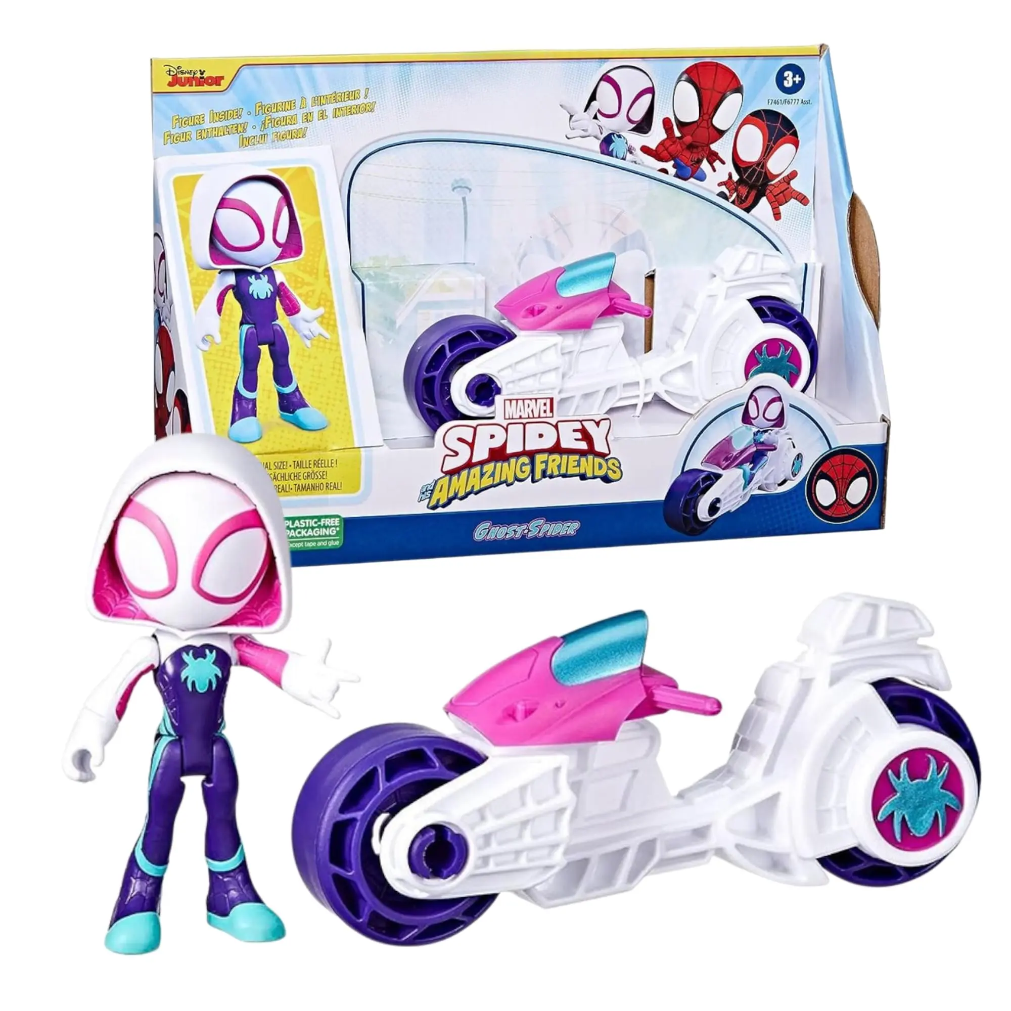 Marvel Spidey and Friends Figure & Motorcycle | Ghost-Spider