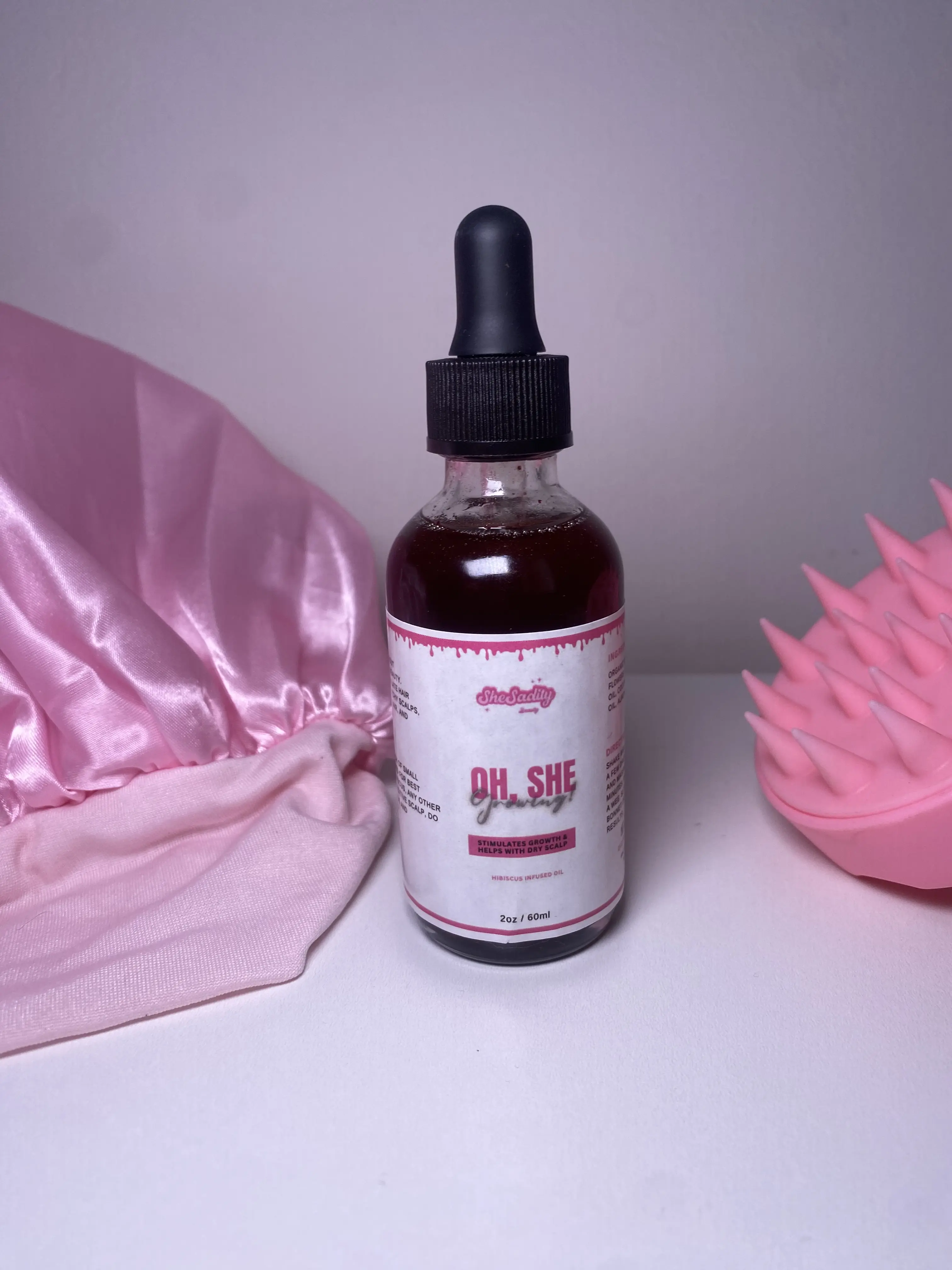 Saditybeauty.co Hibiscus Infused Hair Oil