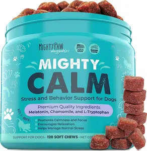 Mighty Calm Chews for Dogs: Soothing Stress and Calming Support in Every Bite /  Supplements