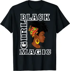 Black Girl Magic Shirts For Women Melanin Afro Queen Pride T-Shirt - Williamze Shop 77B08KVD7JZ7