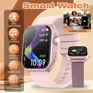 The Ultimate Holiday Gift!️Women's Smartwatch Tracks Heart Rate, Blood Pressure & Sleep. Make Calls, Lasts 7 Days. Perfect for Her! #TikTokShopHolidayHaul #giftideas Military-Grade Smart Watches Wearable Bluetooth smartwatch Monitor Metal