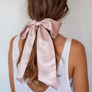 NEW! SILK MAGIC SCRUNCHIE & RIBBON SET - PINK CLOUDS