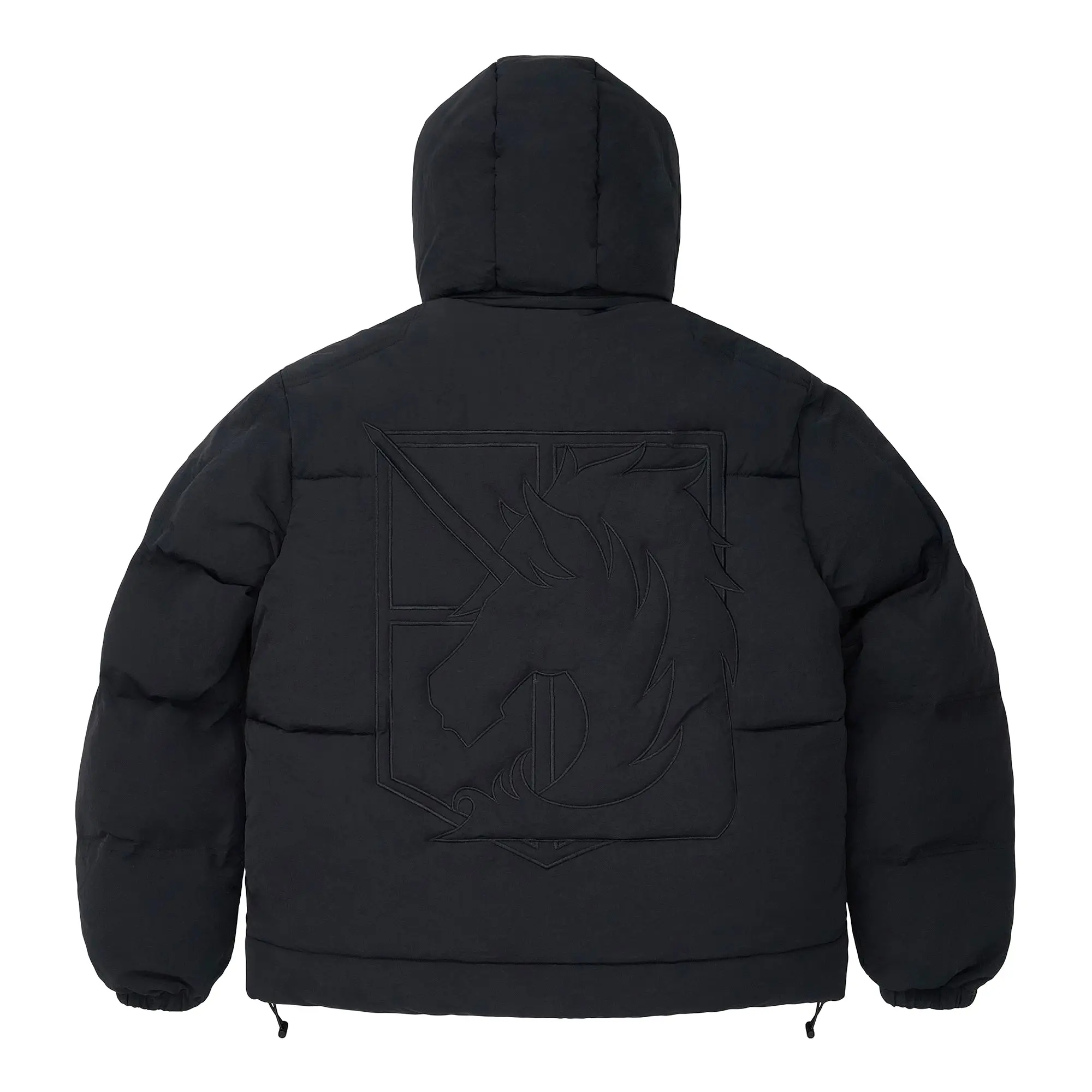 Men's Attack on Titan Jackets - Officially Licensed Military Style Heavy Nylon Shell for Cold Weather, Military Design, Coats, Puffer Jacket, True Size, Military Look