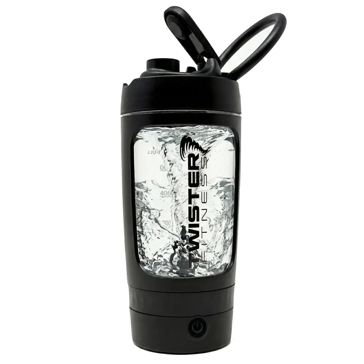 PULSE Electric Protein Shaker Bottle – Black | 21 oz USB-C Rechargeable