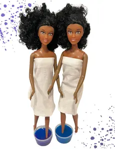 Spa Day Dolls 'Slime Edition' - Relaxing Slime Foot Soak & Slimy Facial Dolls for Kids' Imaginative Play