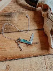 Outlaw Protection Sterling Silver Turquoise Pendant Necklace
