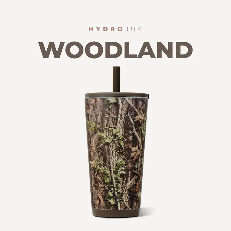 Hydrojug Everyday Tumbler - Double-Wall Vacuum Insulated Flexible Straw Drinkware Bottled