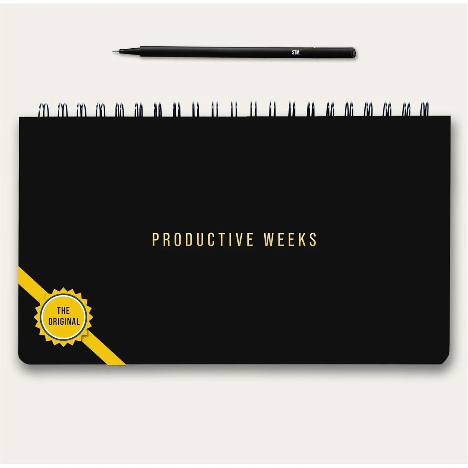 Weekly Planner 2026 (Undated) | Daily Weekly Monthly Planner PRODUCTIVE WEEKS + Pen | Habit  Organizers office, academic | Week at a glance planners for men and women | 1 Full Year | V1