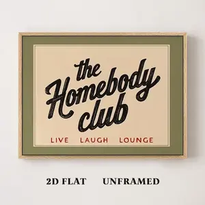 1 Piece Modern Minimalist Font and Mid-Century Modern Style Wall Art Poster - Vertical Frameless Ink Painting Suitable for Home Office, Bedroom, Decoration - Spring Housewarming Gift, Vertical Canvas Painting, Indoor