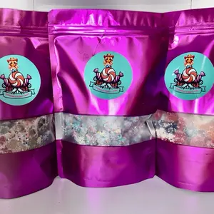 Birthday Cake Sweet Snack Bundle - Sweet Snack Bundle Bonbon, Gift Gift, Purple Packaging