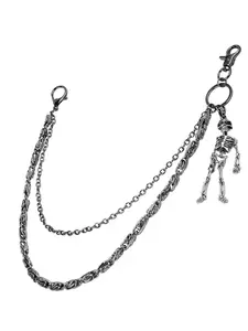 Skeleton Wallet Chain Biker Jean Pocket Chain Unisex Pant Trouser Skull Chain for Men Women